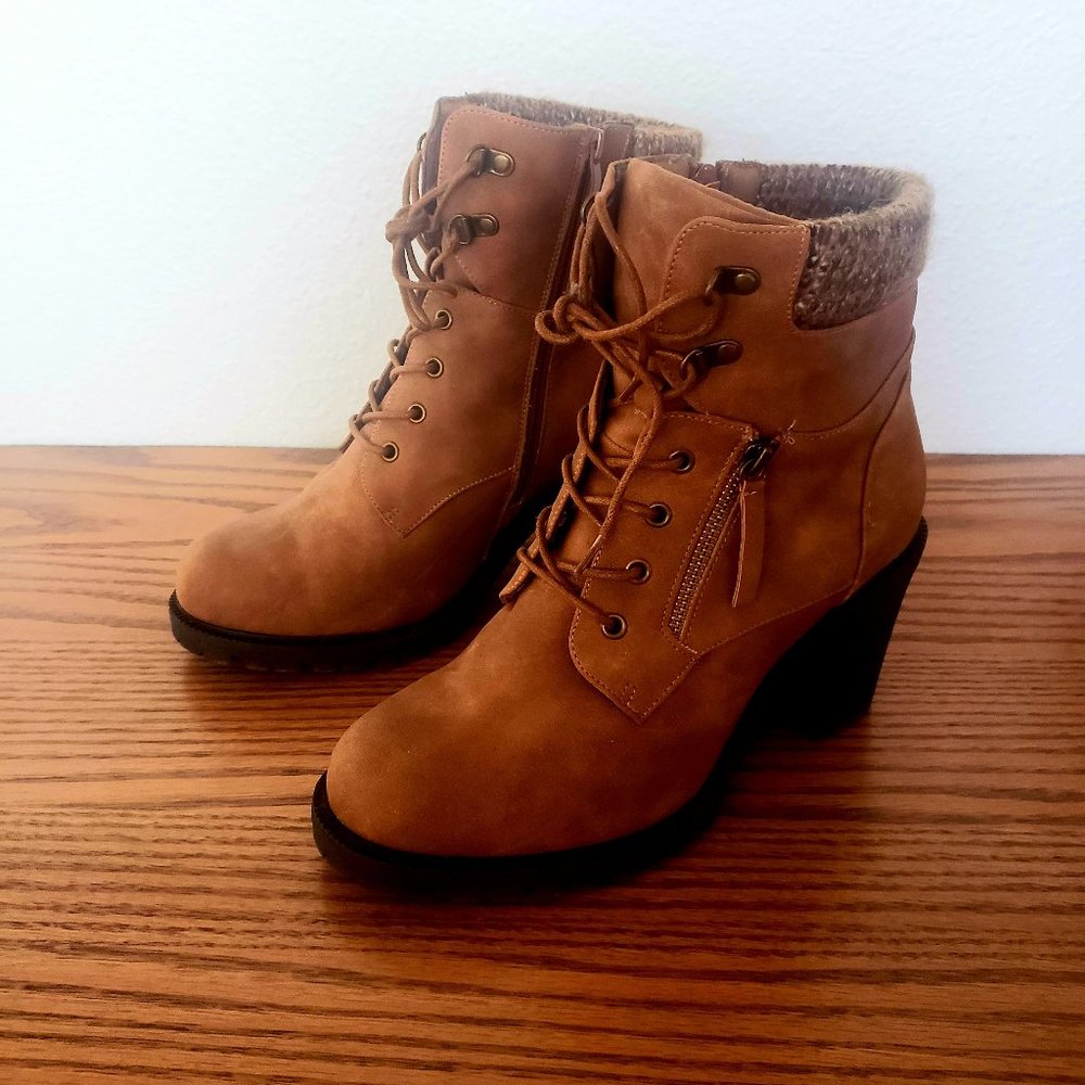 Heeled Hiker Bootie (WW)